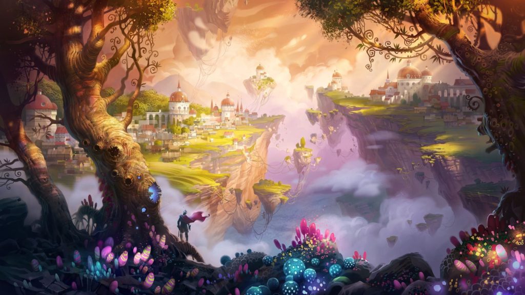 Fantasy Interiors and Landscapes