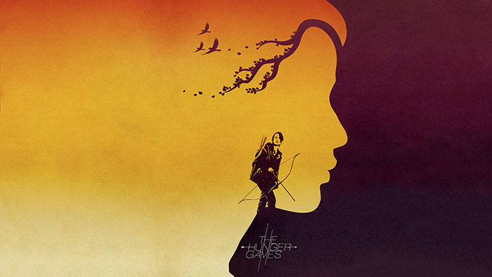 Use of negative space in illustration
