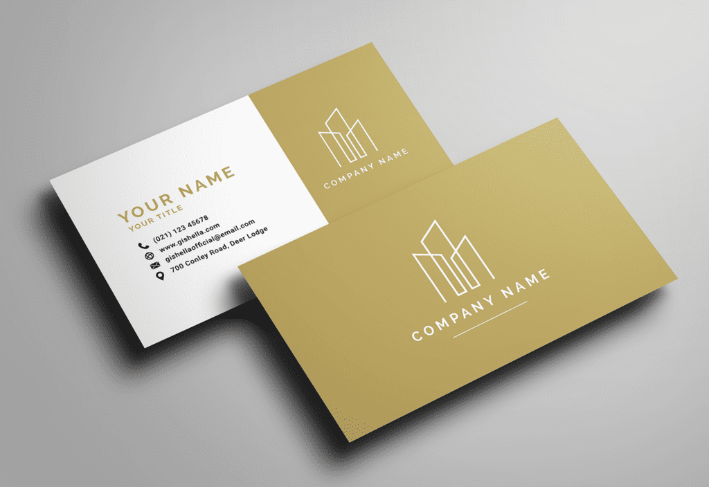 Real Estate Business Card Template - Abstract Real Estate Business Card Template - Abstract