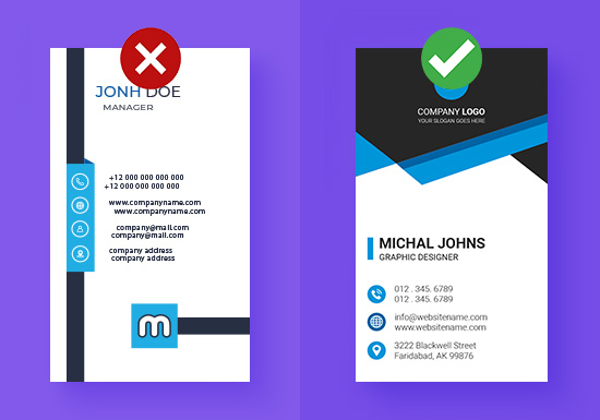 Proofread Business Card Design Before Printing