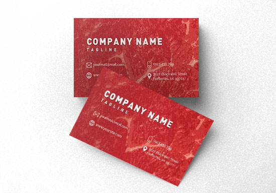 Meat Business Card Meat Business Card