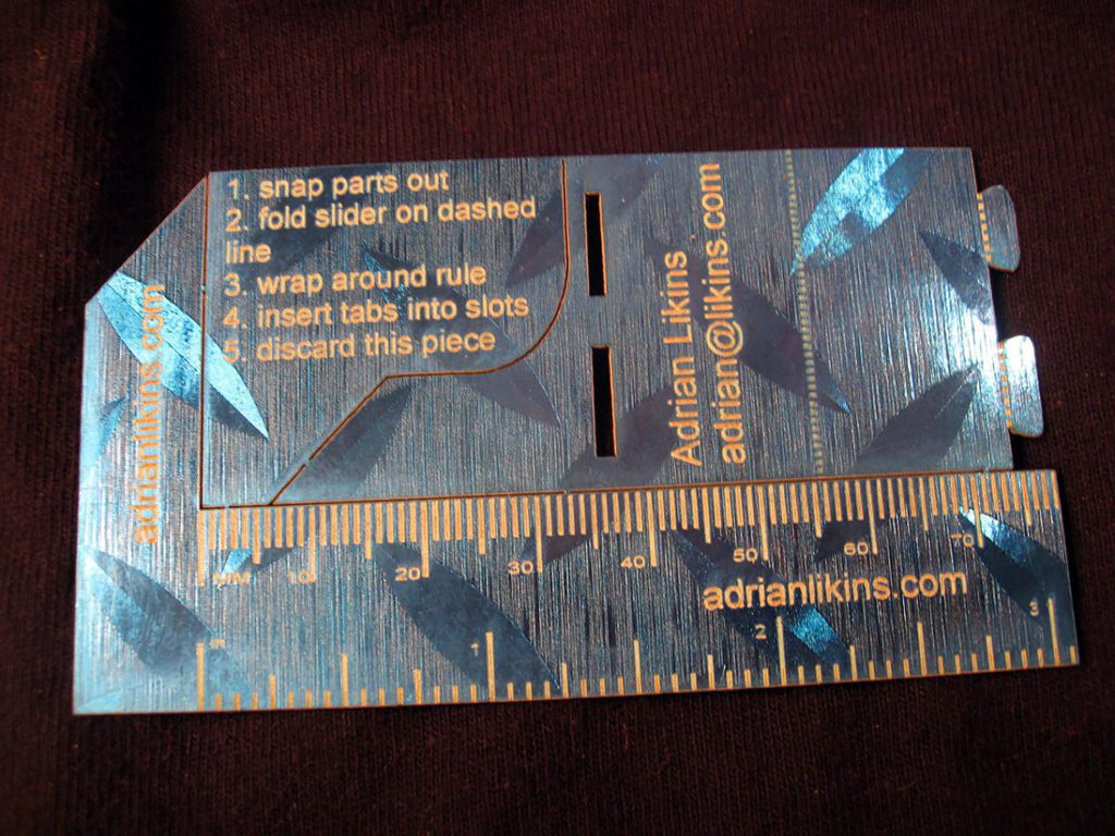 Caliper Business Card Caliper Business Card