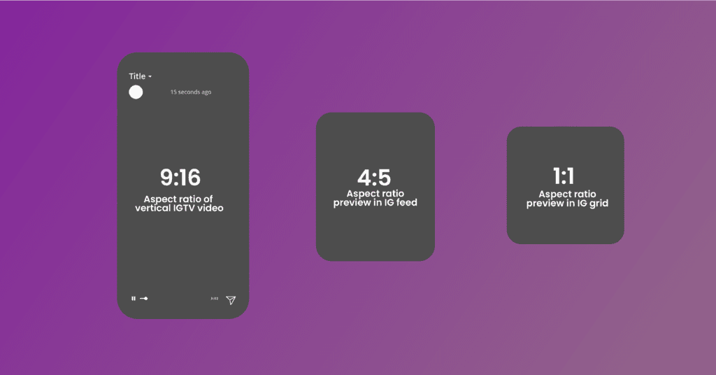Instagram Images Sizes for Instagram TV Post Dimensions